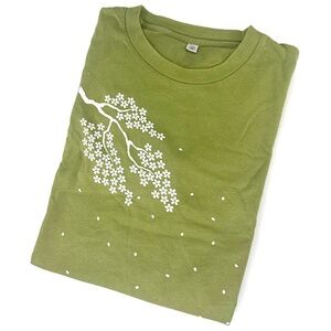 Asakusa Shrine Green Vintage T-Shirt from Japan